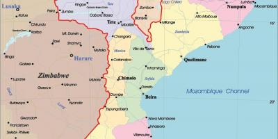Mozambique sa mapa