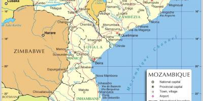 Maputo Mozambique mapa